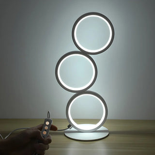 Creative Minimalist Ring LED 3-Light Night Table Lamp Zawala Image - 4