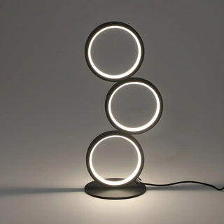 Creative Minimalist Ring LED 3-Light Night Table Lamp Zawala Image - 5