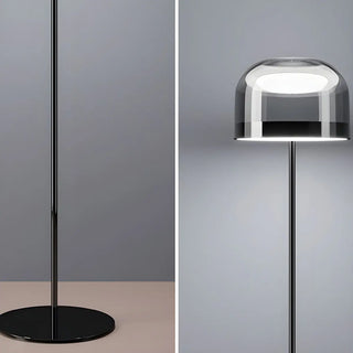 Modern Minimalist Rose Gold Dome Metal Floor Lamp Zawala Image - 11