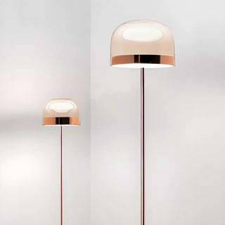 Modern Minimalist Rose Gold Dome Metal Floor Lamp Zawala Image - 12