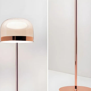 Modern Minimalist Rose Gold Dome Metal Floor Lamp Zawala Image - 13
