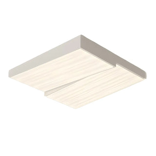 Stylish Rectangle White LED Flush Mount Ceiling Light Zawala Image - 18