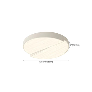 Stylish Rectangle White LED Flush Mount Ceiling Light Zawala #size