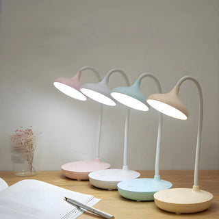 Modern Minimalist Round Adjustable Neck Table Lamp Zawala Image - 2