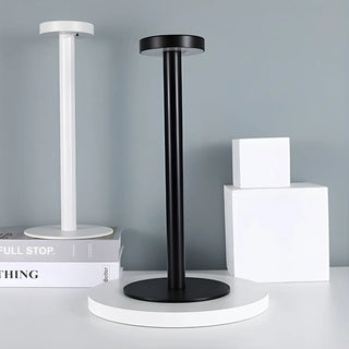 ZOWALA - Minimalist Round Metal Acrylic Table Lamp Image - 10