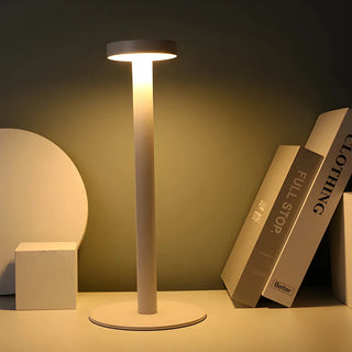 ZOWALA - Minimalist Round Metal Acrylic Table Lamp Image - 11