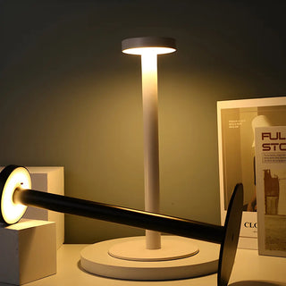 ZOWALA - Minimalist Round Metal Acrylic Table Lamp Image - 12