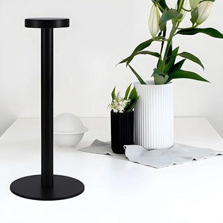 ZOWALA - Minimalist Round Metal Acrylic Table Lamp Image - 13