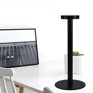 ZOWALA - Minimalist Round Metal Acrylic Table Lamp Image - 14