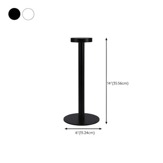 ZOWALA - Minimalist Round Metal Acrylic Table Lamp #size