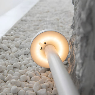 ZOWALA - Minimalist Round Metal Acrylic Table Lamp Image - 5