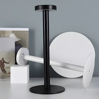 ZOWALA - Minimalist Round Metal Acrylic Table Lamp Image - 7