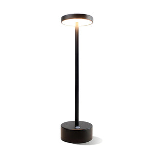 Minimalist Gold Round Geometric Metal Decor Table Lamp Zawala Image - 15