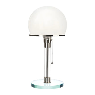Minimalist Bedroom Modern Silver Dome Glass Table Lamp Zawala Image - 10