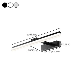 ZOWALA - Modern Geometric Bathroom LED Vanity Sconce Light Image - 14