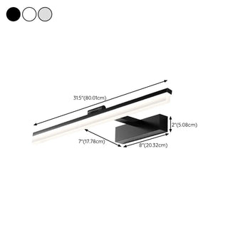 ZOWALA - Modern Geometric Bathroom LED Vanity Sconce Light Image - 17