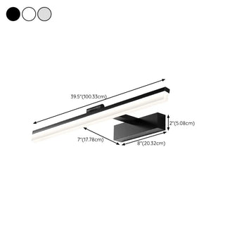 ZOWALA - Modern Geometric Bathroom LED Vanity Sconce Light Image - 18
