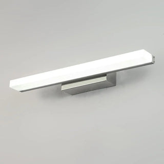 ZOWALA - Minimalist Silver Rectangular Vanity Mirror Light Image - 6