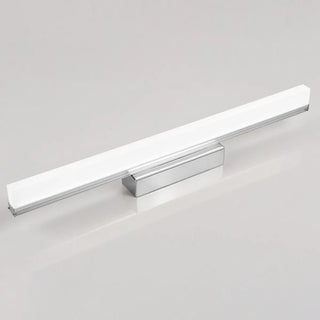 ZOWALA - Minimalist Silver Rectangular Vanity Mirror Light Image - 7