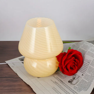 Minimalist Small White Ceramic Atmosphere Table Lamp Zawala Image - 6