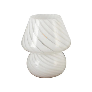 Minimalist Small White Ceramic Atmosphere Table Lamp Zawala Image - 9