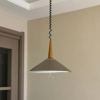 ZOWALA - Nordic Minimalist Cone Metal Table White Small Pendant Light Image - 5