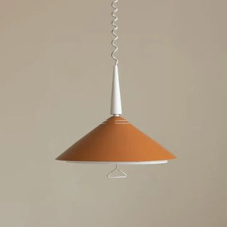 ZOWALA - Nordic Minimalist Cone Metal Table White Small Pendant Light Image - 6