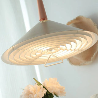 ZOWALA - Nordic Minimalist Cone Metal Table White Small Pendant Light Image - 8