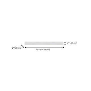 Straight White Minimalist LED Bathroom Vanity Light Zawala Image - 13