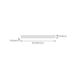 Straight White Minimalist LED Bathroom Vanity Light Zawala Image - 14