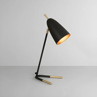 Minimalist Conical Metal Shade Bedside Table Lamp Zawala Image - 11