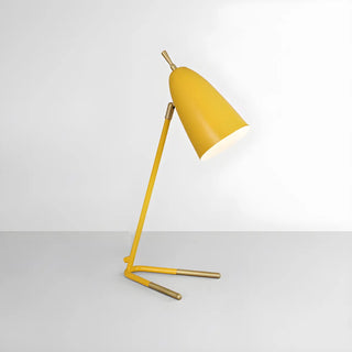 Minimalist Conical Metal Shade Bedside Table Lamp Zawala Image - 12