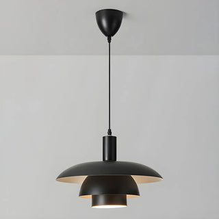 ZOWALA - Industrial Dining Room Red Metal Multi-Tier Pendant Light Image - 13