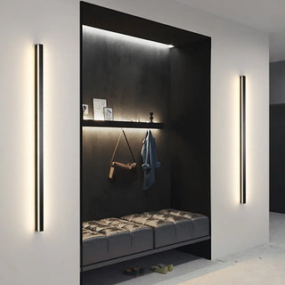Minimalist Ultra-Slim Bedroom Linear Wall Sconce Zawala Image - 14