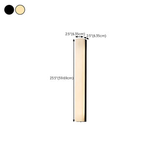 ZOWALA - Minimalist Marble Vertical LED Wall Sconce Light #size