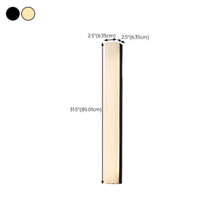 ZOWALA - Minimalist Marble Vertical LED Wall Sconce Light Image - 20