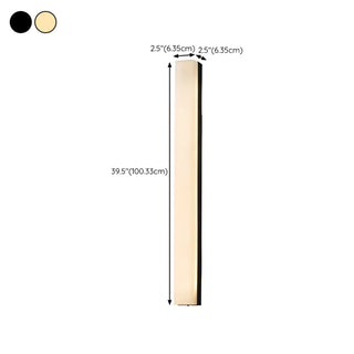 ZOWALA - Minimalist Marble Vertical LED Wall Sconce Light Image - 21