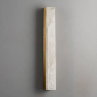 ZOWALA - Minimalist Marble Vertical LED Wall Sconce Light Image - 8