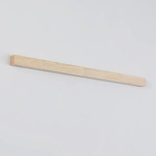 Minimalist Rectangular Wooden Linear LED Vanity Light Zawala Image - 9