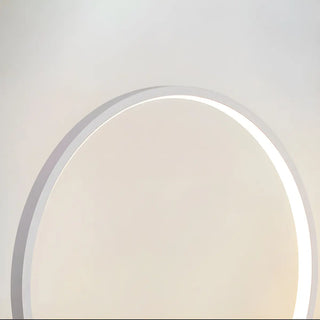 Modern Circular LED Table Lamp White Minimalist Zawala Image - 6