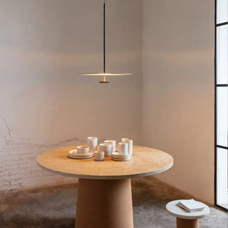 ZOWALA - Modern Black UFO Disc Acrylic Dining Room Pendant Light Image - 3