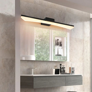 Minimalist Black Geometric Bathroom Vanity Light  Zawala Image - 1