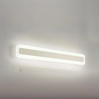 Minimalist White Rectangular LED Bathroom Vanity Light Zawala Image - 11