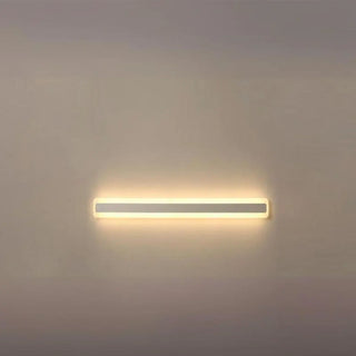 Minimalist White Rectangular LED Bathroom Vanity Light Zawala Image - 12