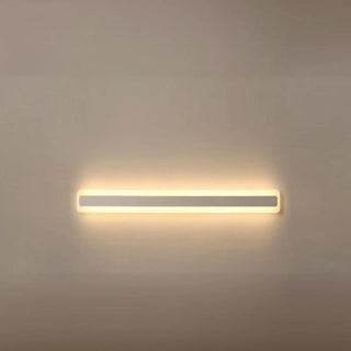 Minimalist White Rectangular LED Bathroom Vanity Light Zawala Image - 14