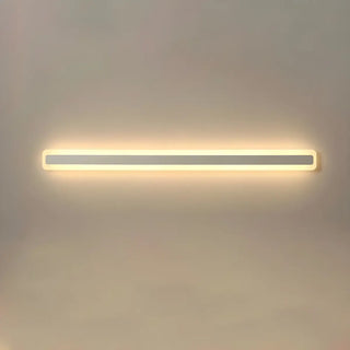 Minimalist White Rectangular LED Bathroom Vanity Light Zawala Image - 17