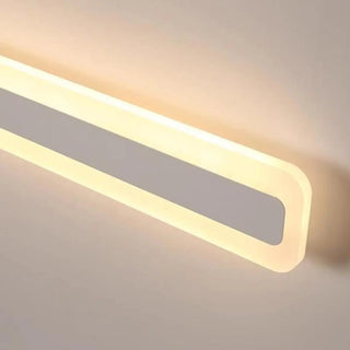 Minimalist White Rectangular LED Bathroom Vanity Light Zawala Image - 18