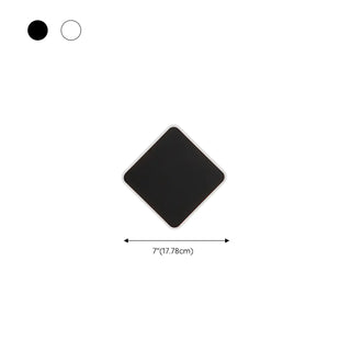 ZOWALA - Minimalist White Round LED Acrylic Wall Sconce Image - 16