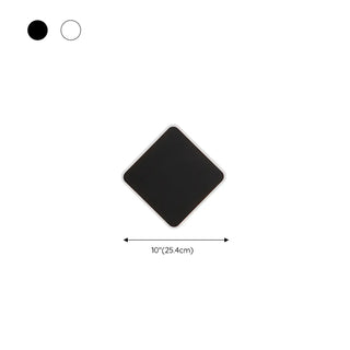ZOWALA - Minimalist White Round LED Acrylic Wall Sconce Image - 17