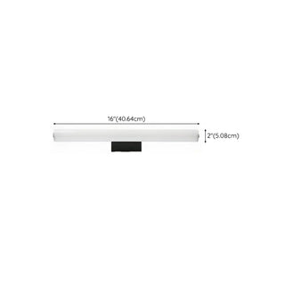 ZOWALA - Modern White Cylinder LED Vanity Light Fixture Image - 18